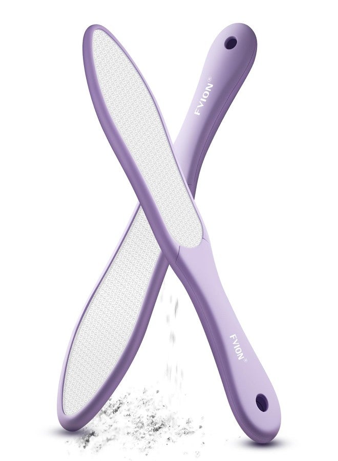 FVION Double-Sided Nano Glass Foot File for Callus Remover - Highly Effective Hard and Dead Skin Remover for Cracked Heels and Dry Skin (Purple) - Image 1